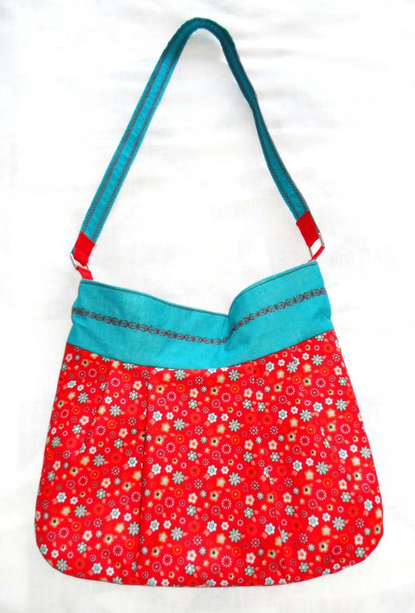 Handmade bag Summer slouch full front