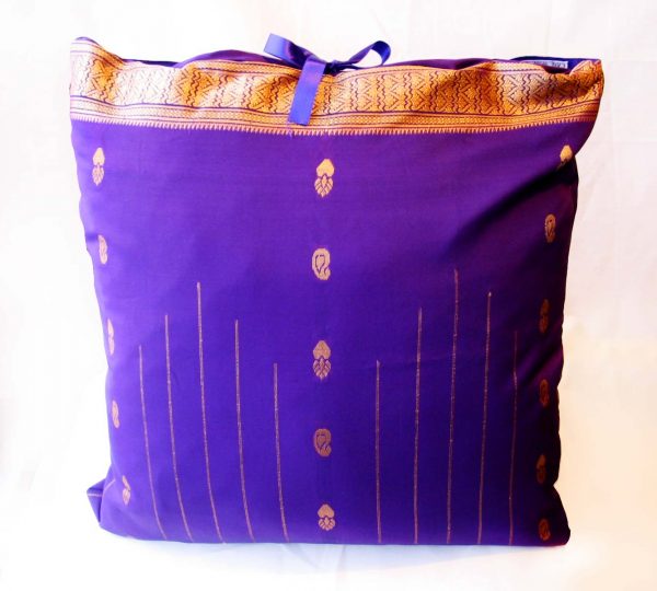 Handmade cushion Purple full front